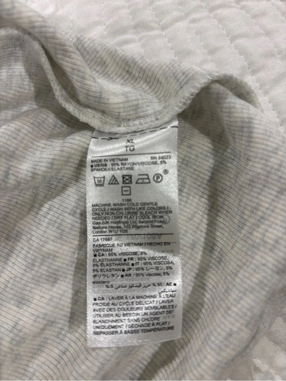 GAP Sleeveless Mock Neck Midi Dress - Light Gray Size XL NWOT